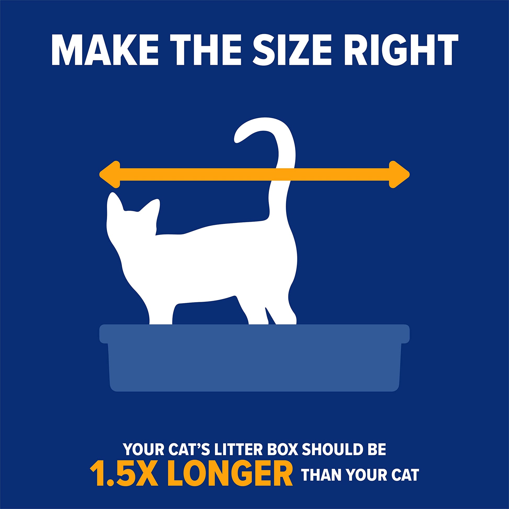 Arm Hammer Rimmed Cat Litter Box with High Sides and Microban, Box