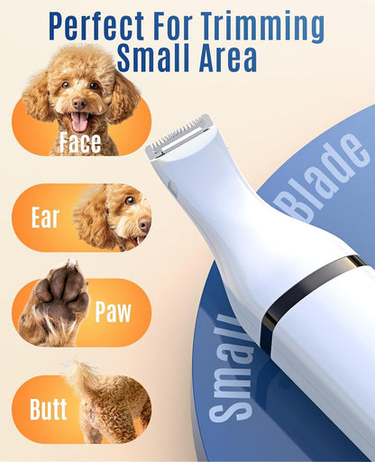 oneisall Dog Nail Grinder and Paw Trimmer Kit 1 Quiet Trimmer