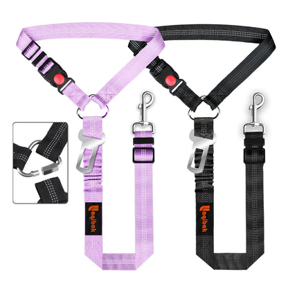 Removable Dog Seat Belt Harness for Car, 1 Pet Dog Car Seatbelt Seat