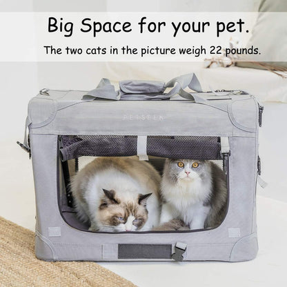 Petseek Extra Extra Large Cat Carrier Soft Sided, Portable Carrier