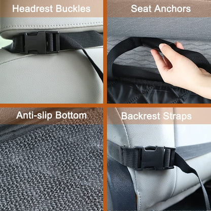 Paw Jamboree 2PCS Dog Car Front Seat Covers Scratch-Proof Pet Car Seat
