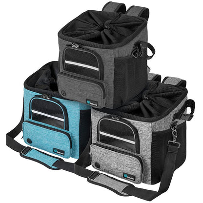 PetAmi Dog Bike Basket, Soft-Sided Ventilated Dog Bike Carrier