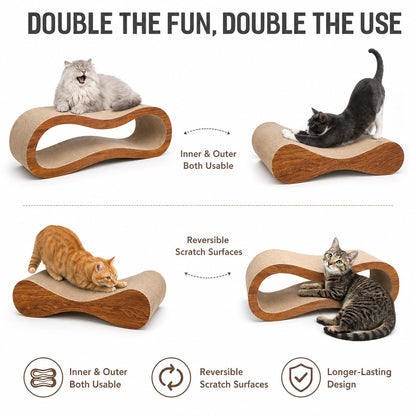 Simple Delxue Cat Scratcher, 1 Cat Scratching Board, Cat Board