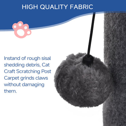 Cat Craft Cat Scratching Post Carpet Scratching Post 41" for Scratcher
