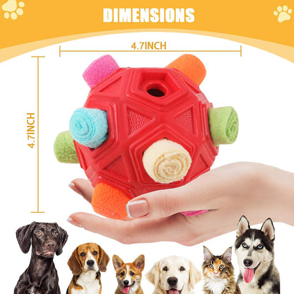 Petration Dog Snuffle Ball-Interactive Puzzle Dog Toys Encourage Chew