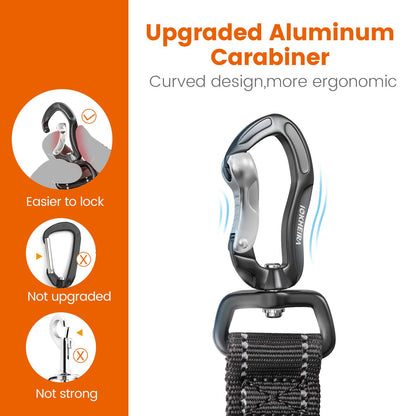 IOKHEIRA Dog Seatbelt, Updated Adjustable Harness Reflective Seat