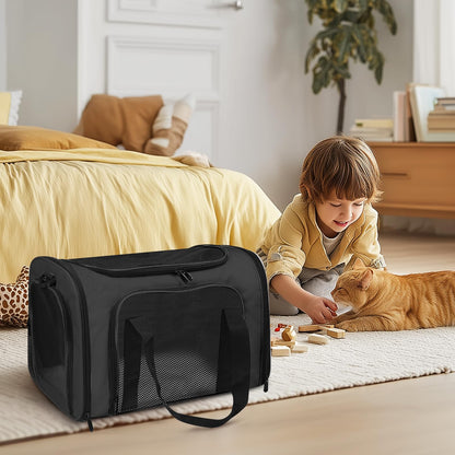 FOORLON Cat Carrier Soft for Pets Up to Cat Travel Bag Soft-Sided Bag