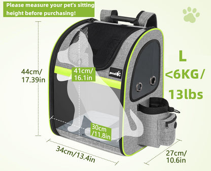 Pecute Pet Carrier Backpack, Cat Backpack Carrier, Expandable Carrier