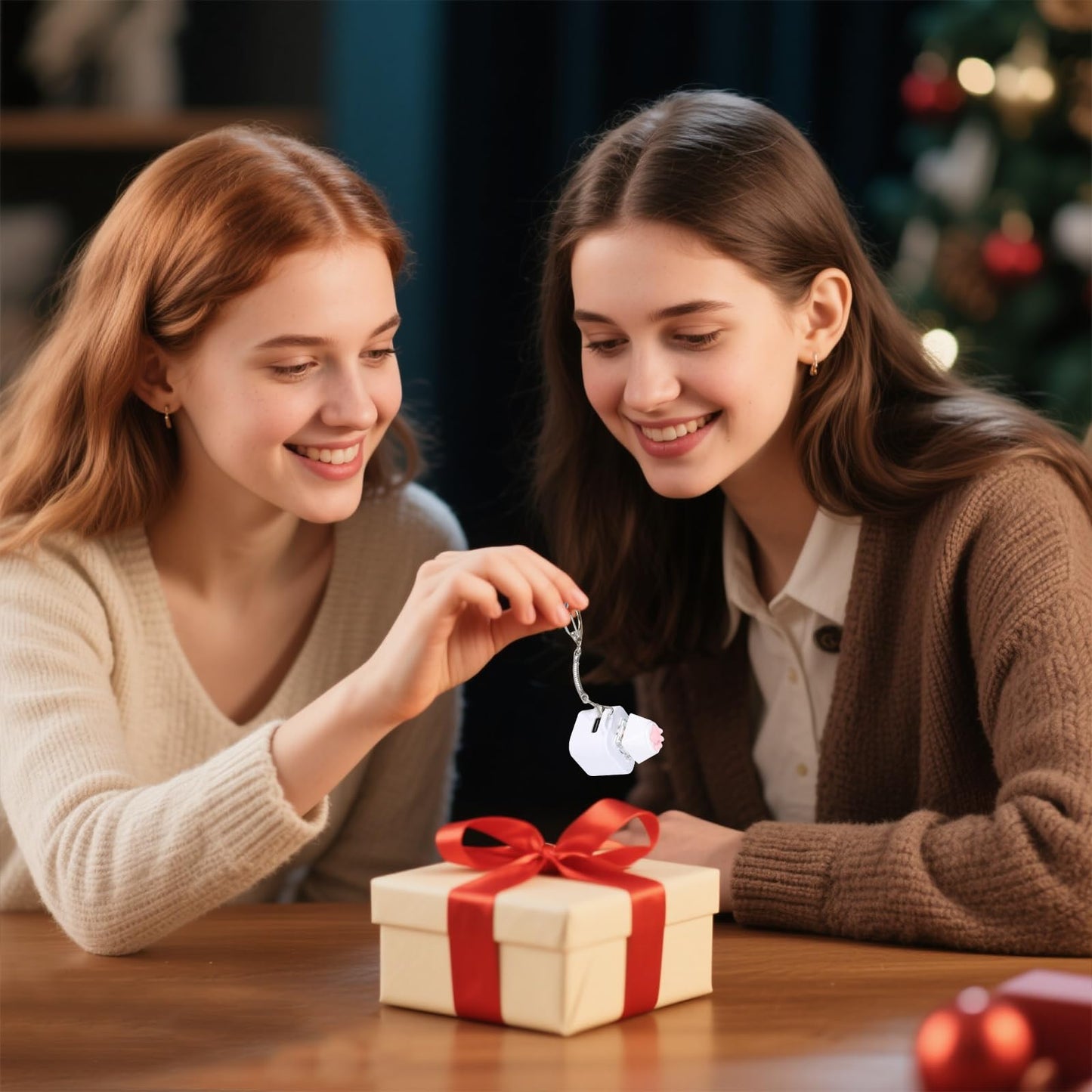 Cat Fidget Toy Can Make Cat Sounds Cat's paw Keychain,USB-C Toy