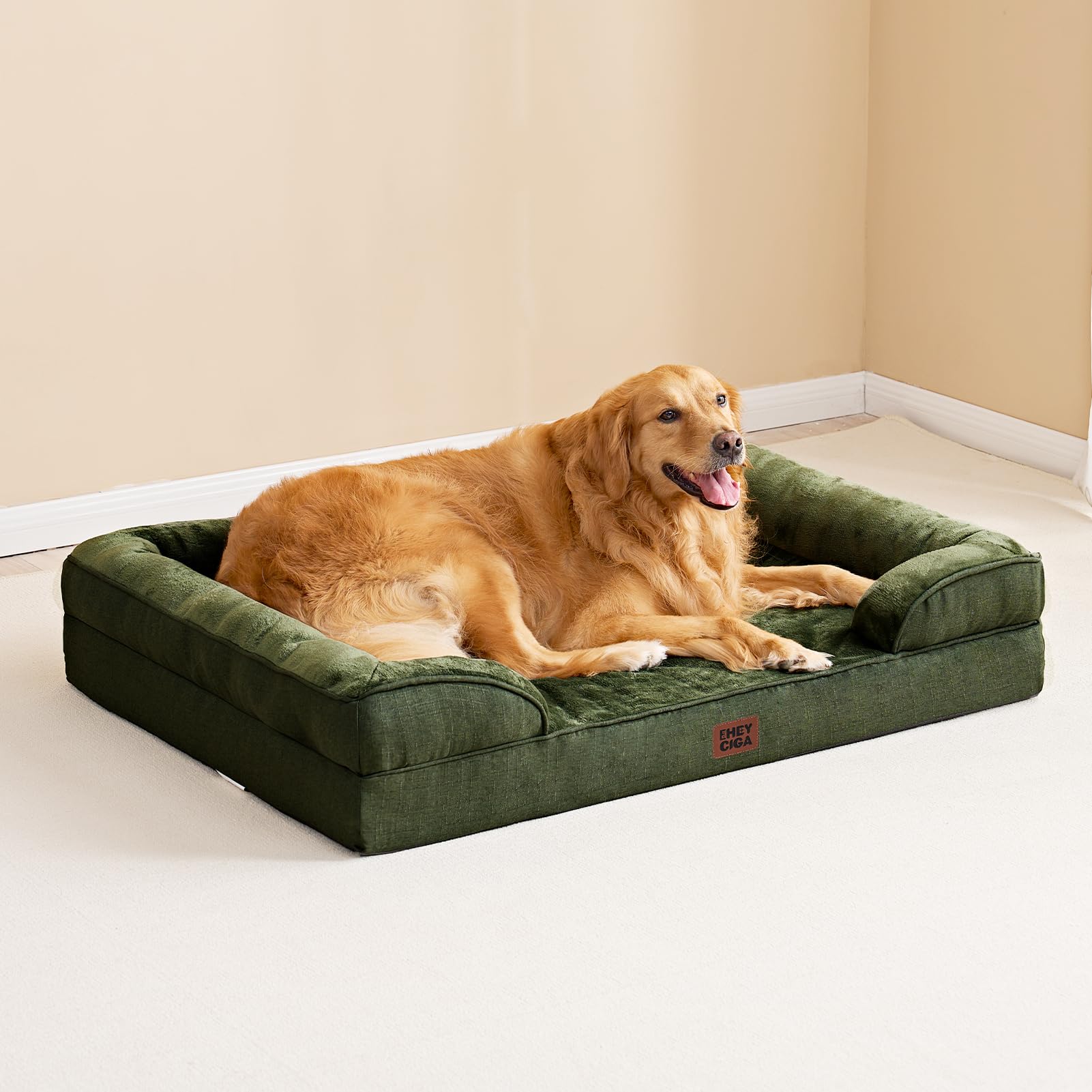 EHEYCIGA Orthopedic Dog Beds for Large Dogs, Waterproof Memory Bed