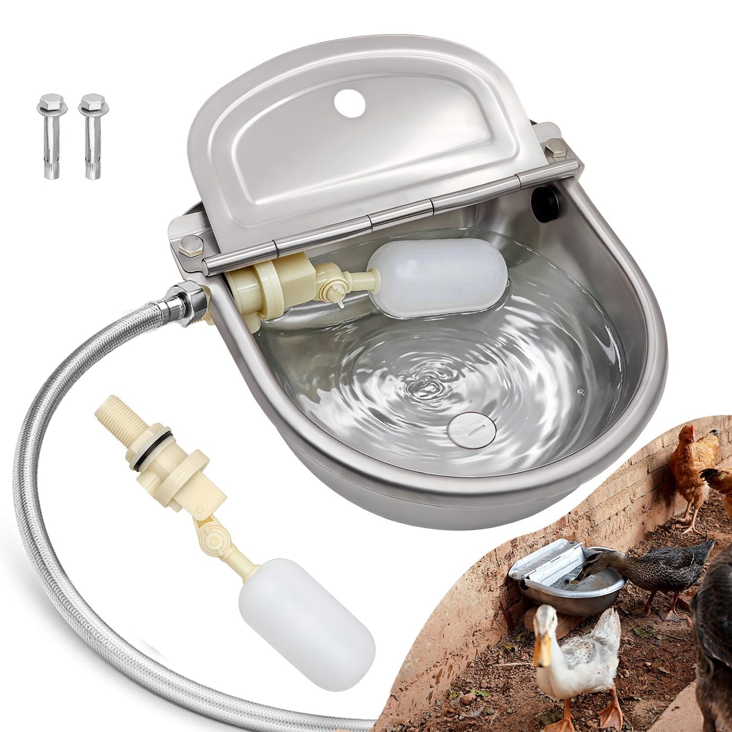 Automatic Water Dispenser for Dog Water Bowl Dispenser Large Size Bowl
