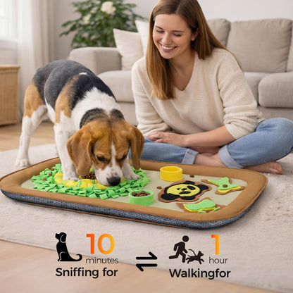2IN1 Dog Bed Mat&Snuffle Mat for Dogs Large Breed, x28.3'' Game