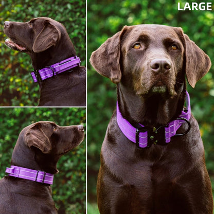 Tuff Pupper Tactical Dog Collar, Heavy Duty 1.5" Wide Ballistic Collar
