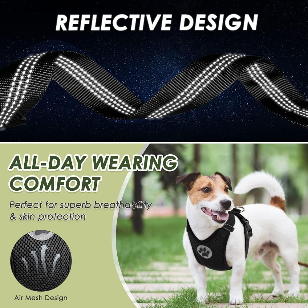Lukovee Dog Seat Belt for Car, Adjustable Dog Car Harness Seat