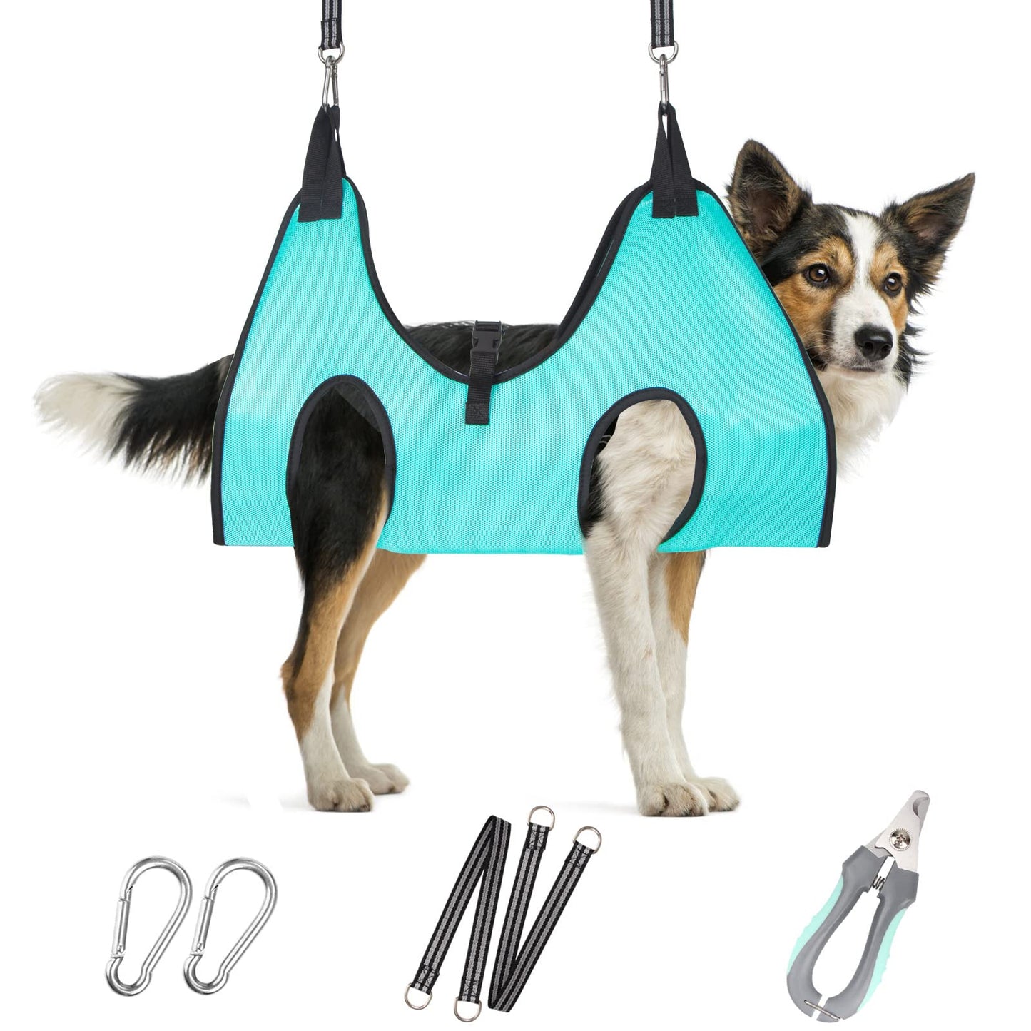 ATESON Dog Grooming Hammock Upgrade Pet Grooming Harness for Nail