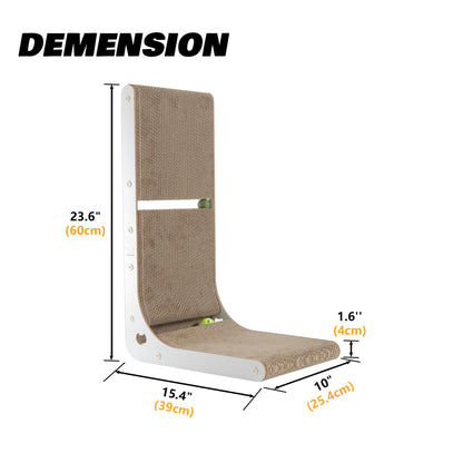 SMARTBEAN Cardboard Cat Scratcher, Vertical Cat Scratching Board