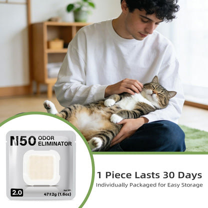 6 Packs Smelling Fresh with N50-2.0 Odor Eliminator Exclusive for Box