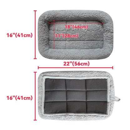 Enjoying Cat Mat Bed 16" x 22" Pet Bed with Pillow Around