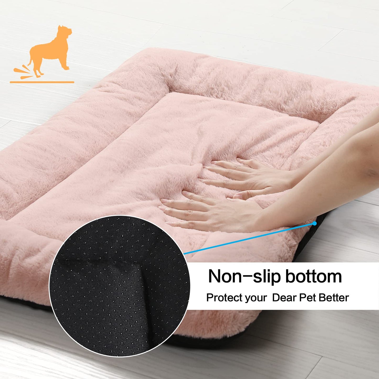 Dog Beds Crate Pad for Extra Small Dogs Ultra Soft Dog Crate Bed