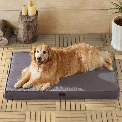BFPETHOME Outdoor Dog Beds for Large Dogs, Waterproof Dog Bed