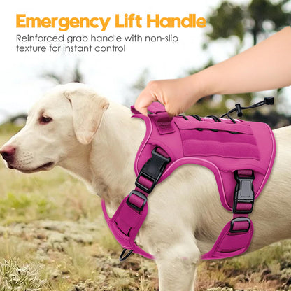 Bruvoalon Heavy-Duty Tactical Dog Harness for Large Dogs, No Harness