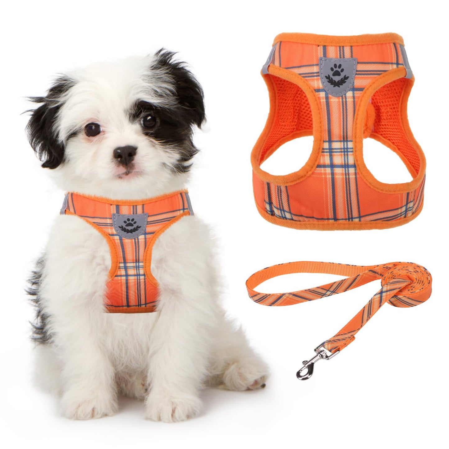 KOOLTAIL Thanksgiving Dog Harness for Small Medium Dogs,Dog Harness