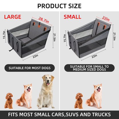 TKYZ Large Dog Car Seat,Back Seat Extender for Dogs,Waterproof Seat