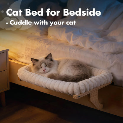 Zoratoo Cloud-Cuddle Cat Perch for Window Sill with Bolster, Bed