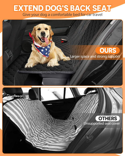 Victoper Back Seat Extender for Dogs, Dog Car Seat Cover