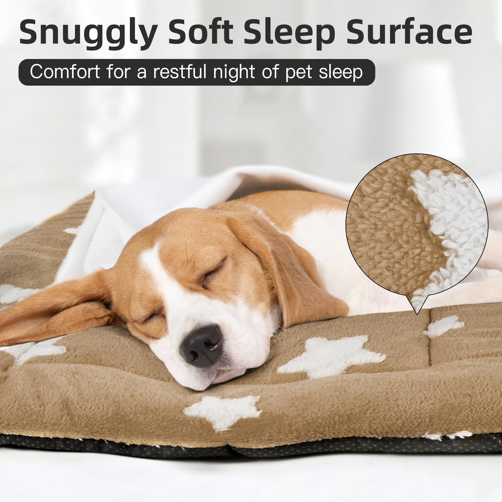 Mora Pets Dog Crate Pad Dog Kennel Bed Crate Mat