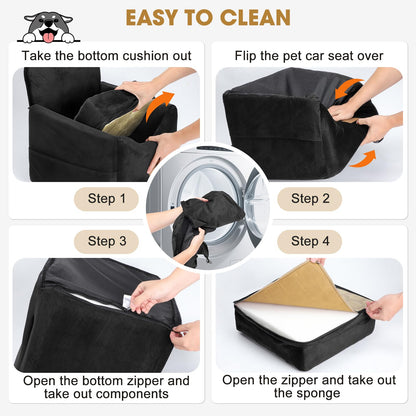 JOEJOY Dog Car Seats for Small Medium Dogs Under Dog Booster Seat