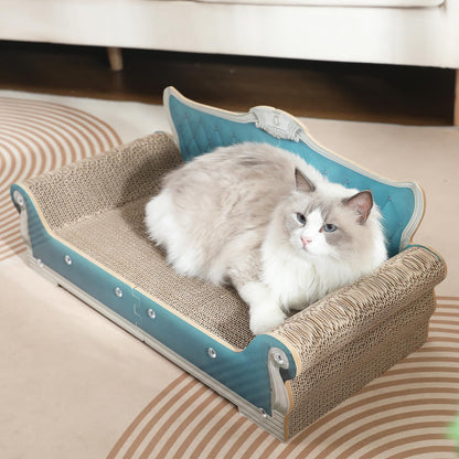 Kidding Pets Cat Sofa Shape Scratch Pad for Large Medium Small Couch