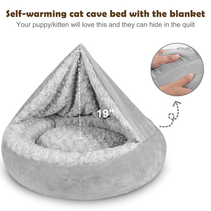 JOEJOY Dog Beds for Small Medium Dogs, Cozy Cuddler Luxury Puppy Bed