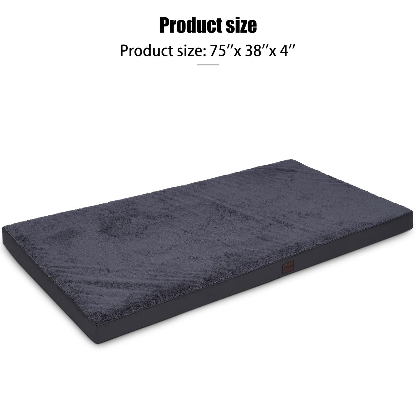 MIHIKK Waterproof Human Dog Bed Orthopedic Dog Beds for Crate