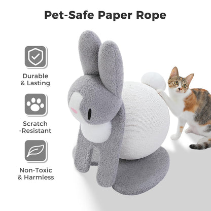 MUTTROS Cute Cat Scratcher- Bunny Style, Cat Scratching Post