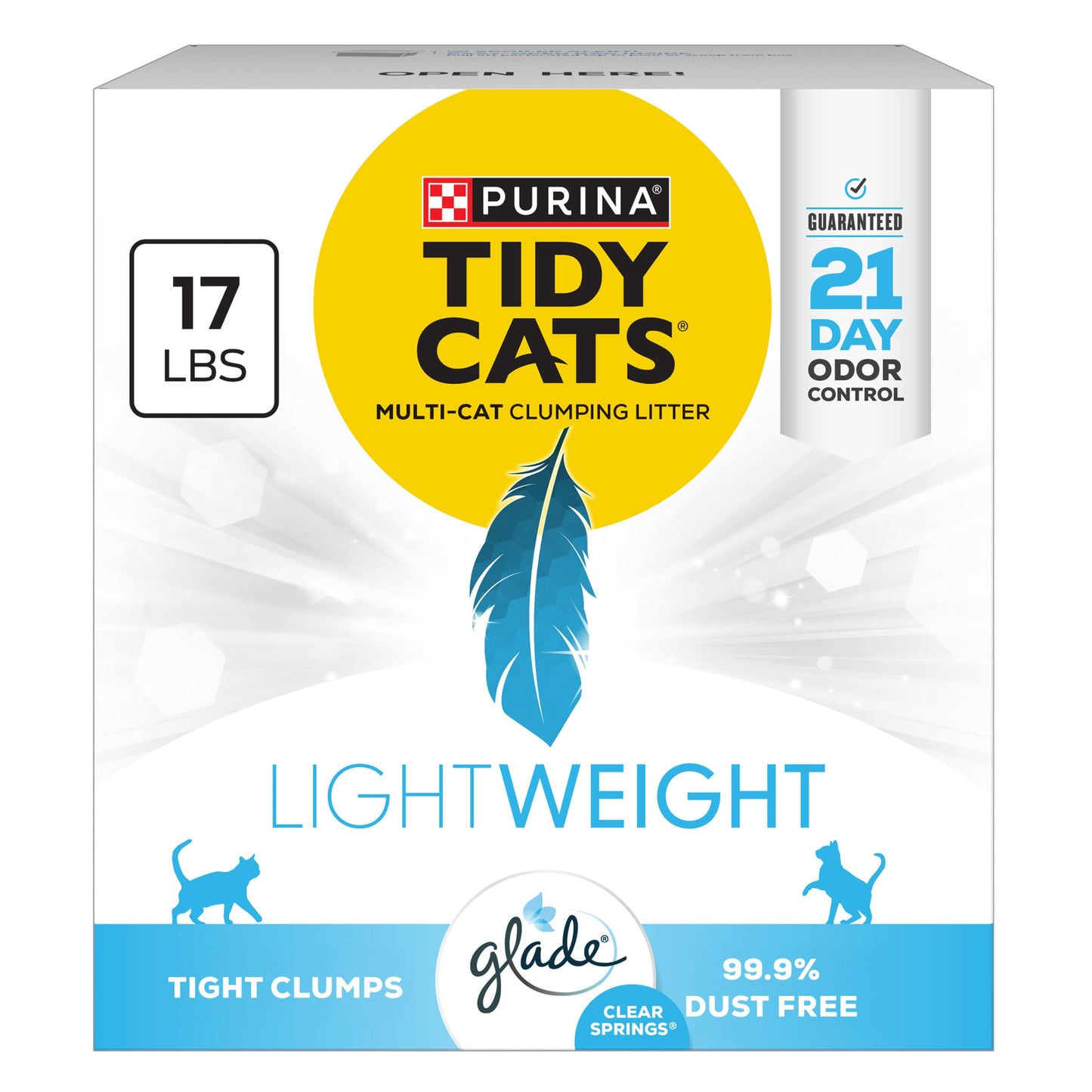 Purina Tidy Cats LightWeight With Glade Clear Springs Multi-Cat Box