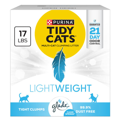 Purina Tidy Cats LightWeight With Glade Clear Springs Multi-Cat Box