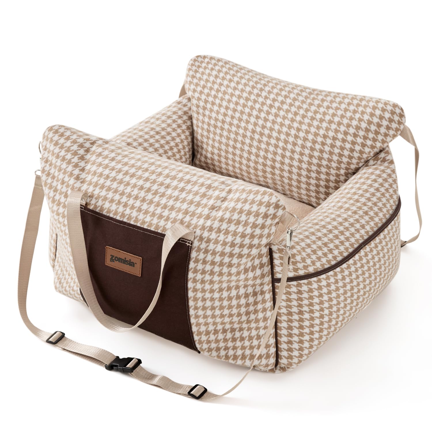 ZOMISIA Dog Car Seat for Small Dogs Waterproof Pet Booster Seat