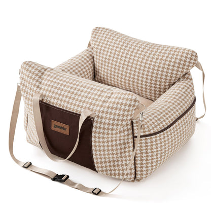 ZOMISIA Dog Car Seat for Small Dogs Waterproof Pet Booster Seat