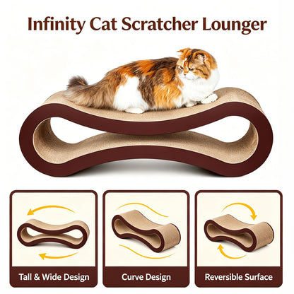 FluffyDream Cat Scratcher Cardboard, Scratching Pad House Bed House