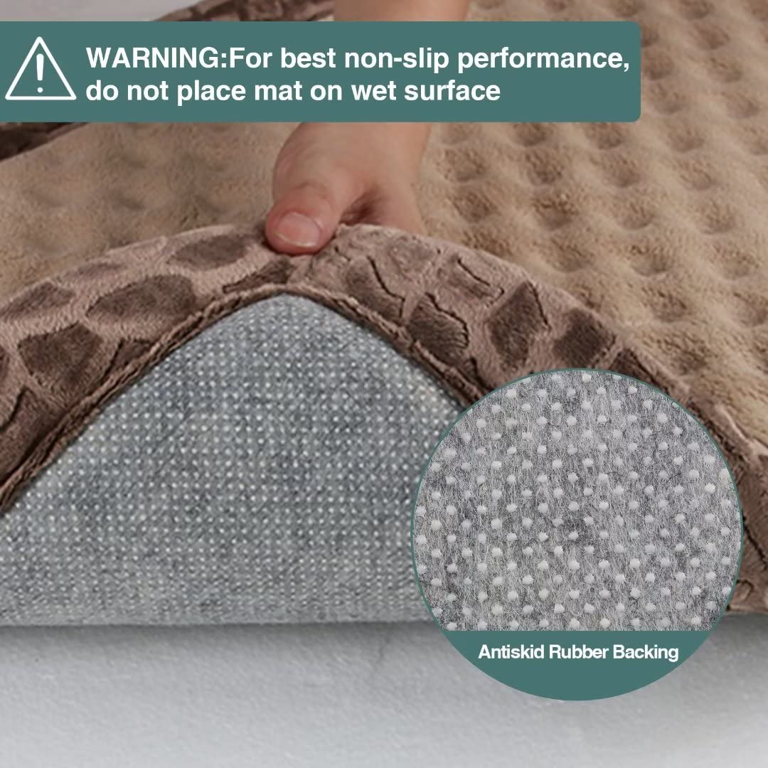 PAGGED Dog Crate Bed Kennel Mat Indoor Cage Pad Medium Small Flat Bed