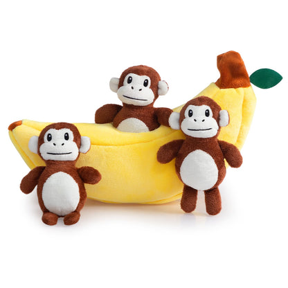 Hollypet Squeaky Dog Toy, Interactive Plush Hide and Seek Dog Toys