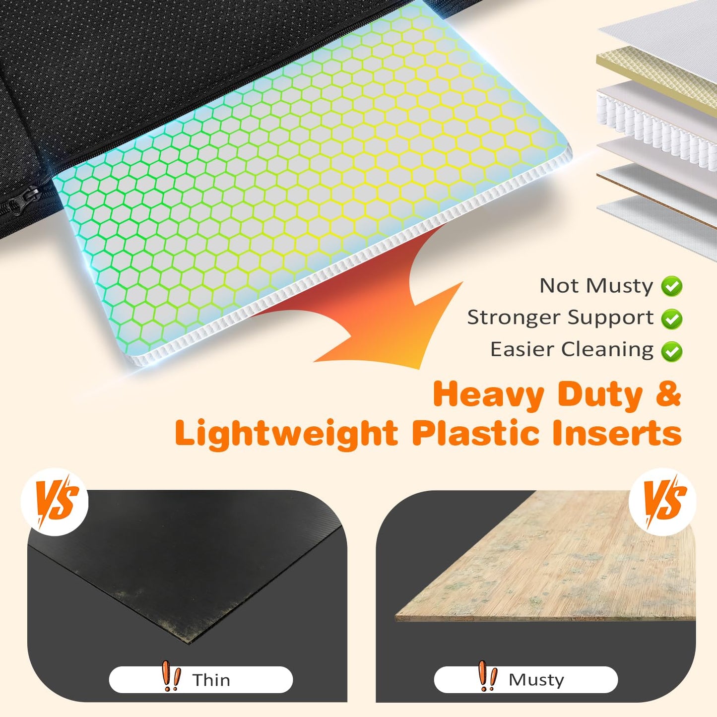 URPOWER PU Leather Backseat Extender for Dogs, Hard Bottom Dog Seat