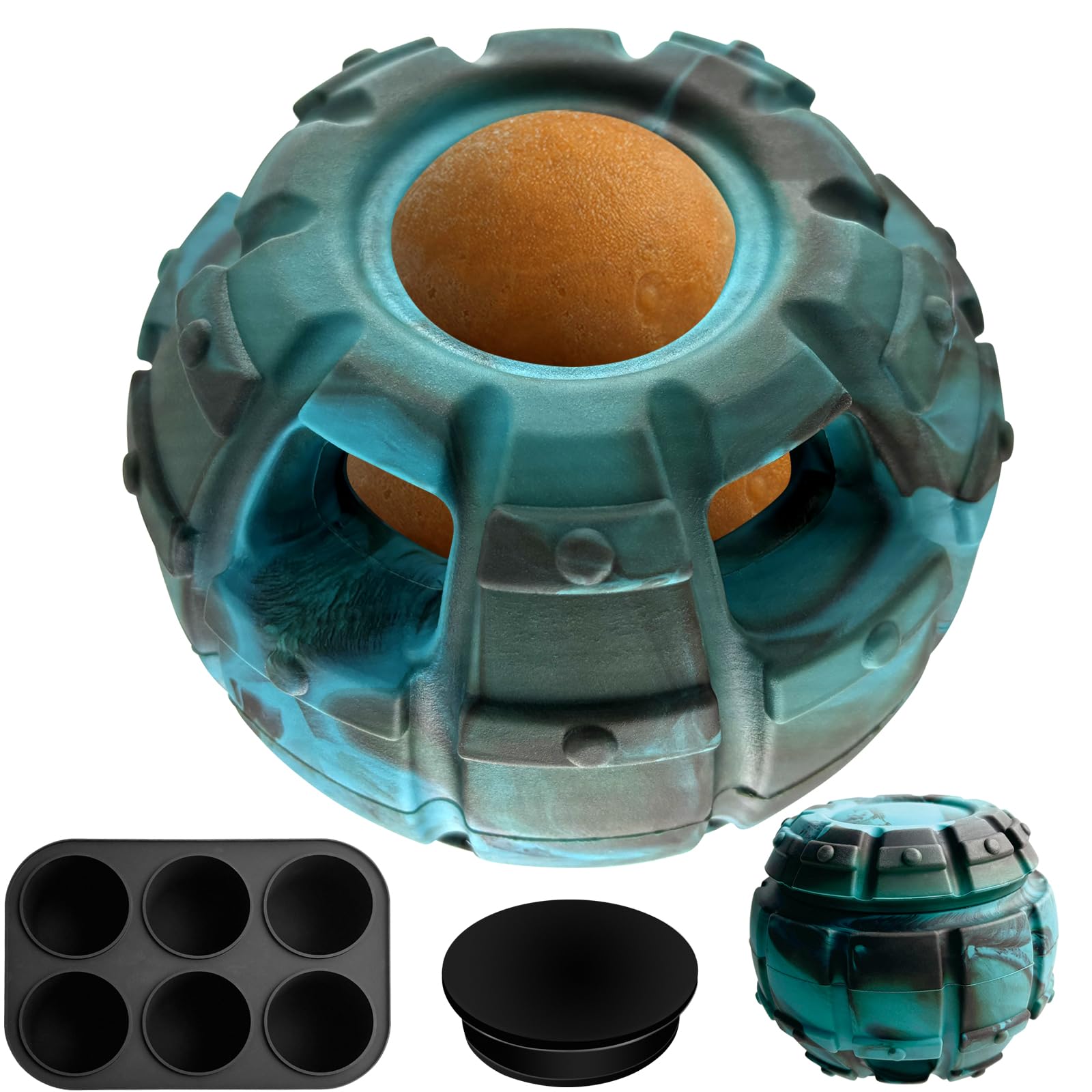 Yipetor Frozen Treat Dispensing Dog Toy Large Chew Toy, Freezable Chew