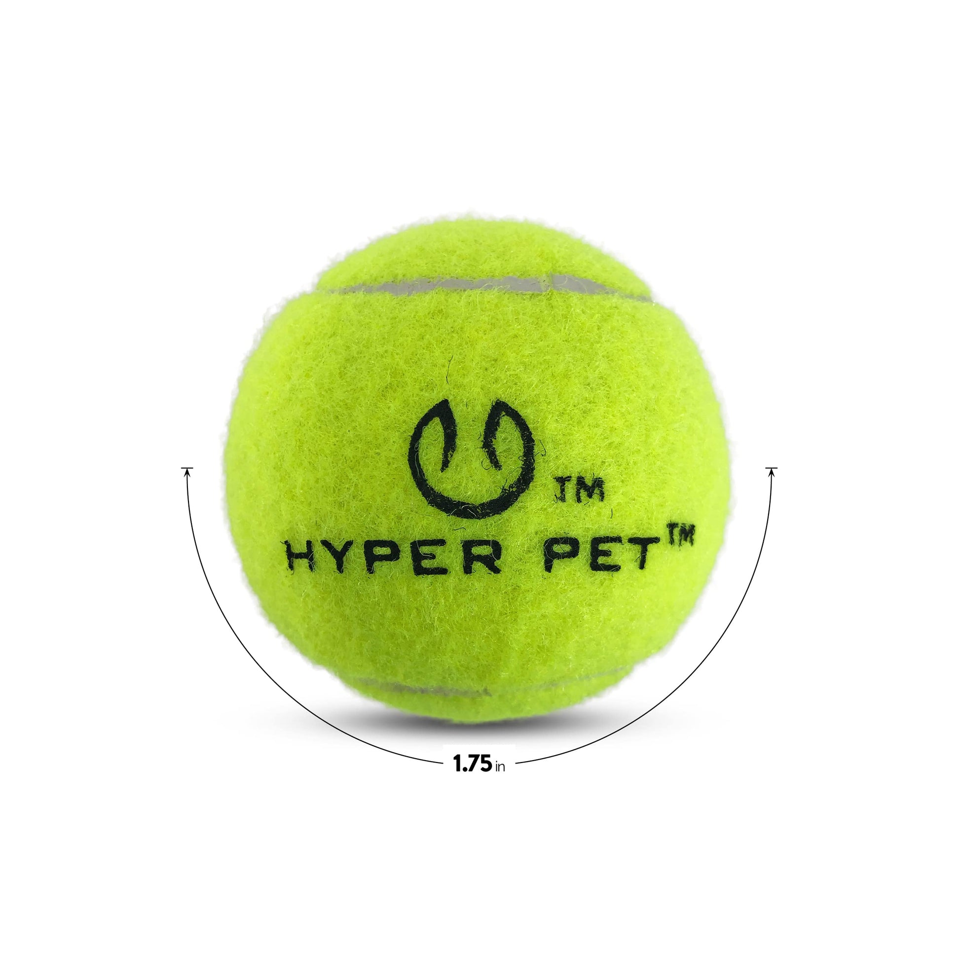 Hyper Pet Tennis Balls for Dogs 12 Pack 2.5'' Durable Non-Toxic Balls