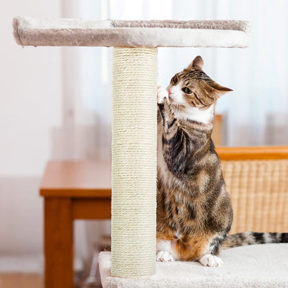 PETUOL 4 PCS M8 Cat Scratching Post Replacement, Sisal Pole Cat Tree