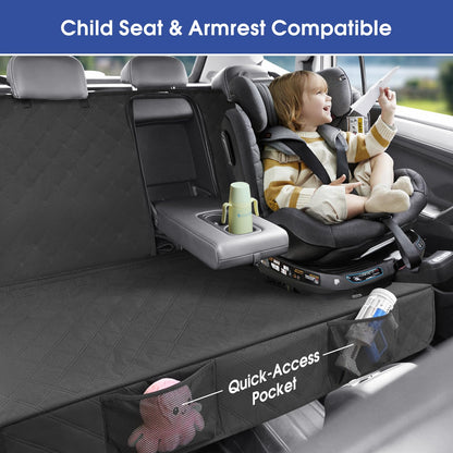 ALLANSING Upgraded 900D Heavy Duty Dog Back Bench Seat Cover, Car Seat