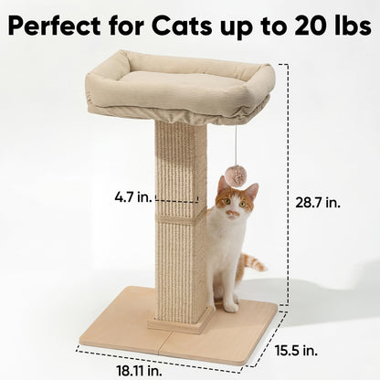 FUKUMARU Cat Scratching Post, Modern Style Tall Scratch Posts