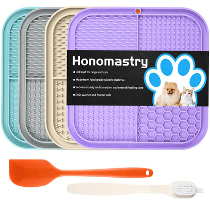 Lick Mat for Dogs, Lick Pad with Suction Cups for Dog Anxiety Mat