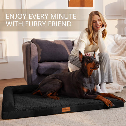 Patas Lague Orthopedic Jumbo Dog Bed for Extra Large Dogs X40'' Bed